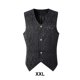 thumbnail image 5 of Chaleco de hombre con botones de Color sólido para adultos, chaleco informal para fiesta, vacaciones, ropa, traje, abrigo, chaqueta de Cosplay Chaquetas de traje, americanas y abrigos Negro XXL Sonducket AP013947-11, 5 of 6