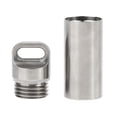 thumbnail image 3 of S SERENABLE Stainless Steel Material Waterproof Container Pill Storage Case Box Seal Bottle M, 3 of 9