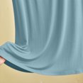 thumbnail image 6 of Women Solid Pleated Crew Neck Sleeveless Midi Nightgown, Soft Loose Cool Summer Loungewear Sleep Dress Multiple Plain Colors Blue XXXXXL(XXXXXL), 6 of 8