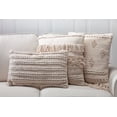 thumbnail image 2 of Gerson 18"L X 18"W Cotton Square Pillow, Ivory, 2 of 2