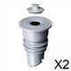 thumbnail image 1 of Tapón de sellado para tubería de drenaje,Tapón de sellado para tubería de drenaje Sello de manguera de drenaje Silicona,Tapón de drenaje de piso antiolor con cubierta a prueba de, 1 of 8