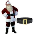 thumbnail image 2 of lanema Santa Waist Belt Leather Adjustable Ecofriendly Santa Waist Belt Holiday Party Decoration Santa Outfit Belt Dress Up, 2 of 10