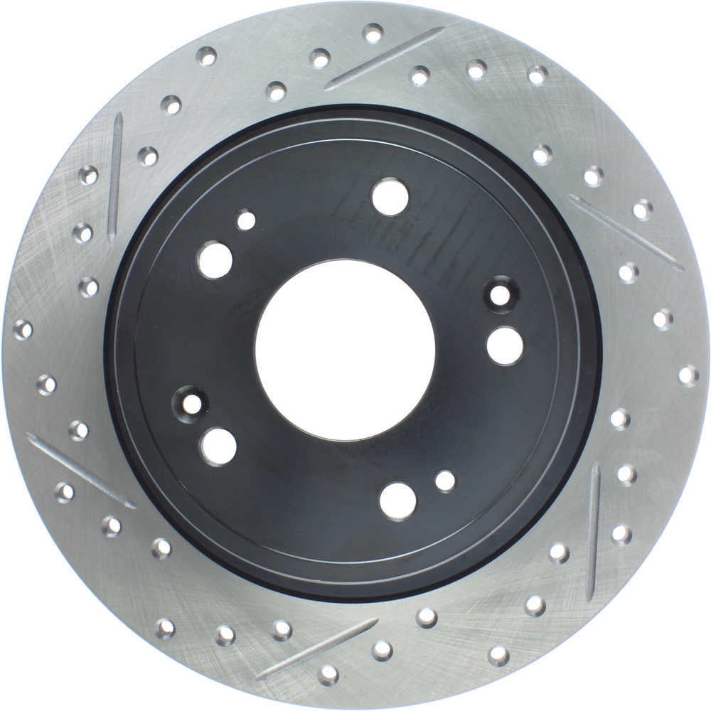 StopTech 09-10 Acura TSX / 08-10 Honda Accord Coupe/05-10 Sedan Right Rear Slotted & Drilled Rotor Fits select: 2016-2022 HONDA HR-V, 2017 HONDA ACCORD EXL