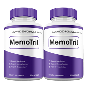 MemoTril Capsules, Advanced Maximum Strength Pills Cognitive and Brain, Memotril Supplement&nbsp;(2 Pack)