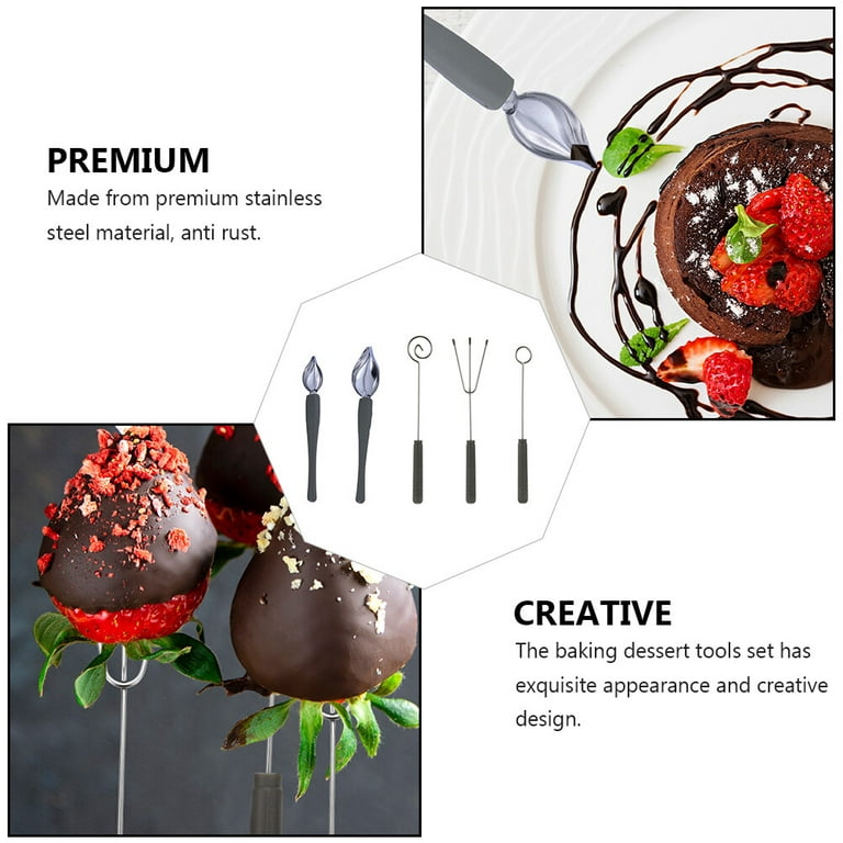 Sauce Plating Art Pencil - Deco Spoon Precision Chef Multi-purpose Culinary  Drafting Spoons For Decorating Plates, Diy Chocolate Cake Baking Tools Dec