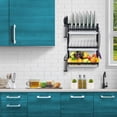 thumbnail image 2 of 3-Tier Dish Drying Wall Rack, 2 of 4