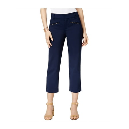 Style&co. Womens Riveted Casual Trousers indutrialblue 18x24 | Walmart ...
