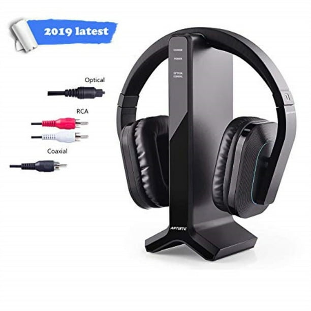 2.4g rf wireless headphones for tv watching listening, artiste d1