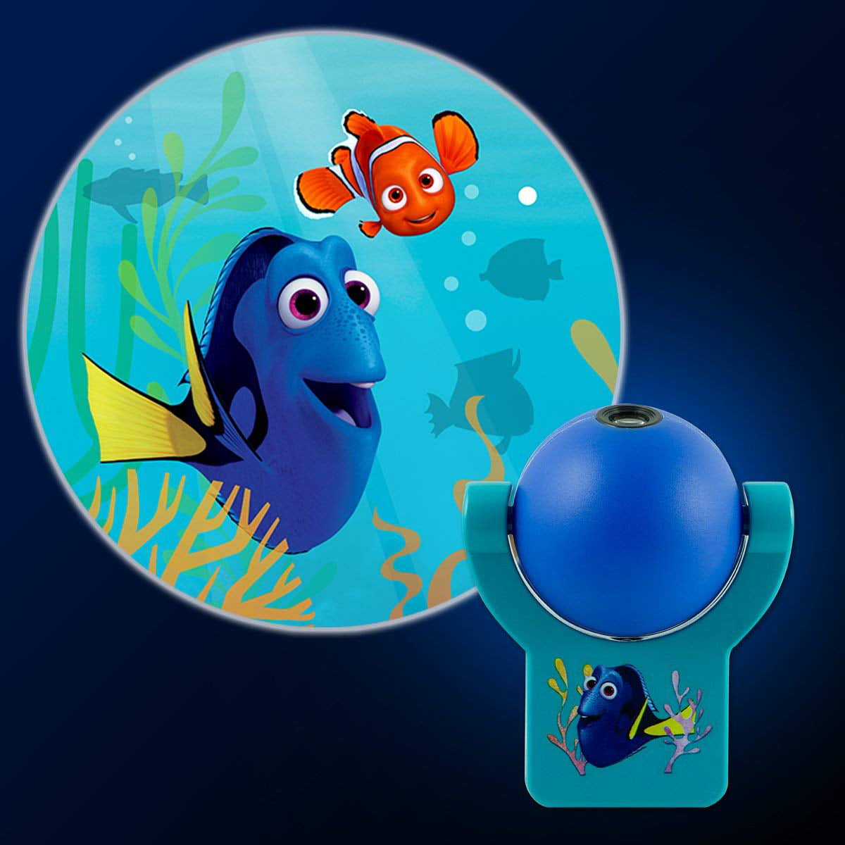 Disney Finding Dory Nemo Marlin 2-in-1 Image Character Projector and Night Light 