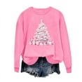 thumbnail image 7 of Horkkom Christmas Sweaters for Women Christmas Tree Print Graphic Sweatshirts Holiday Party Oversized Sweatshirt XXL, 7 of 7