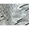 thumbnail image 4 of Ambesonne Winter Quilted Bedspread Set 3 Pcs, Abstract Forest Birds, Queen Size, Black White, 4 of 5