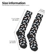 thumbnail image 2 of Fotbe Game Calcetas Divertidas Estampadas para Hombre y Mujer, Calcetas de Algodón hasta la Rodilla para Caminar, Correr, Enfermería y Embarazo, 2 of 6