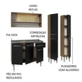 thumbnail image 4 of Cocina Integral Completa Modular Madesa Emilly con Tarja MN 169 cm de ancho 186 cm de alto 44 cm de profundidad, 4 of 10