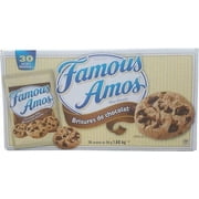 Famous Amos Chocolate Chip Cookies 30ct X 56g/2 oz., {Imported from Canada}