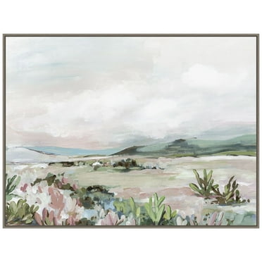 Amanti Art Wild Cactus Garden Framed Canvas Wall Art Print