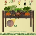thumbnail image 3 of VEIKOUS 30'' Raised Garden Bed, Elevated Planter Box for Vegetable, Flower and Herb, Rustic, 3 of 13