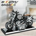thumbnail image 3 of GloryStar Motocross Building Blocks Toy Children Educational Assembled Off-road Racing Motorcycle Toys SB701102 with base, 3 of 7