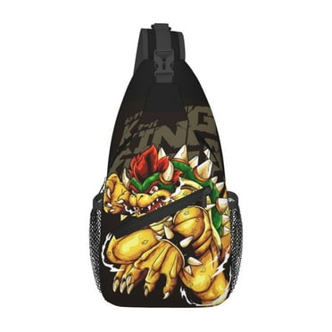 Super Bowser Sling Bag Crossbody Sling Backpack Chest Bag Daypack Purses Shoulder Bag For Women Men Travel Hiking