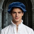 thumbnail image 2 of OJSFQUFP Medieval Men's Hat Soft To The Simple and Versatile Solid Color, 2 of 5