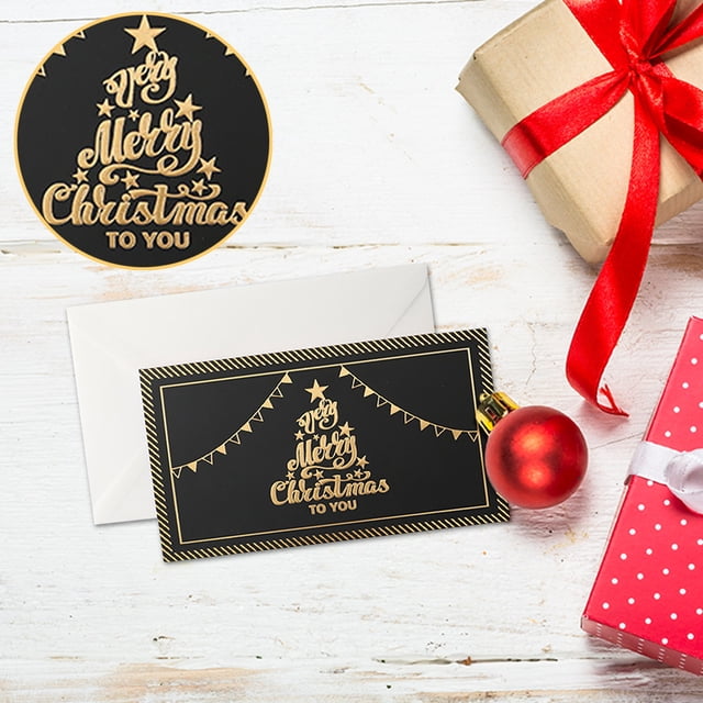 Christmas DecorGreeting CardChristmas Bump Greeting Card Christmas Old Man Snowman Deer Three-Dimensional Christmas Day Greeting Card Including Envelope And CardsParty greeting card