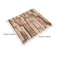 thumbnail image 2 of Soimiss 10Pcs Sticky Tiles For Bathroom Faux Brick Wallpaper Light Brown XPE Foaming Wall Decoration For Homeowners, 2 of 8