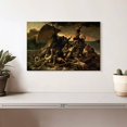 thumbnail image 2 of Elephant Stock The Raft Of The Medusa Wall Art - Horizontal Canvas Wall Art - Living Room Wall Decor - People Canvas - Black And Brown Decor By Theodore Gericault - 12" x 8", 2 of 4