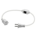 thumbnail image 1 of 12.6" Polarized Extension Cord with switch, usa Plug for Power Adapters Cola Cable de extensión, 1 of 7
