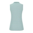 thumbnail image 4 of Slimming Tank Tops for Women,Summer Casual Striped Round Neck Shirt,Women's Soft And Cool High Crewneck Sleeveless Going Out Slim Fitted Summer Tank., 4 of 5