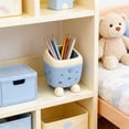 thumbnail image 5 of Cute Animal Shaped Pen Holder, Plastic Desktop Organizer for Stationery, Compact Storage Box for Office Desk Decor, 5 of 6