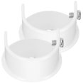 thumbnail image 1 of 2Pcs Closet Rod Bracket Closet Pole Socket Curtain Rod Bracket Alloy Curtain Rod Support Rack, 1 of 8