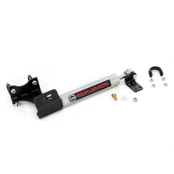 Rough Country N3 Steering Stabilizer for 2007-2018 Jeep Wrangler JK - 8731930