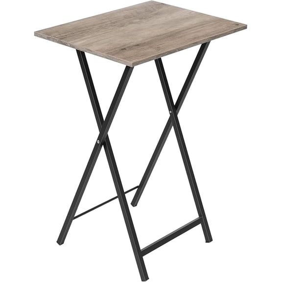 Folding TV Table, TV Tray, Stable Snack Table for Small Space, Portable Sofaside Desk, Easy Assembly and Storage, Ideal for Snacks and Meals in Living Room