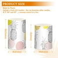 thumbnail image 3 of Pineapple Stripe Polka Dots 2 PCS LED Flickering Flameless Candles with Remote Control Realistic 3D Wick Window Candles Sets for Wedding Table Home Decoration Gifts, 3 of 7