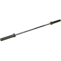 60-Inch Barbell, 300 lbs Capacity, Chrome Plated – Weightlifting Bar with Medium Knurling & Rotating Sleeves for Strength Training, Home Gym, and Powerlifting