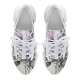 thumbnail image 5 of Watercolor Flowers Leaves Walking Shoes for Men Woman Lightweight Tennis Fashion Elastic Sports Shoes Cushion Basketball Shoes, 5 of 7
