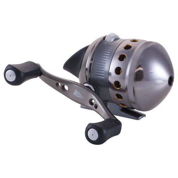 Zebco Delta Spincast Fishing Reel, Size 30 Reel, Changeable Right- or Left-Hand Retrieve, Pre-Spooled with 10-Pound Zebco Fishing Line, Aluminum and Double Anodized Front Cover, Silver