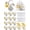 Q36pcs Beef Keychain, variant on 72 Pcs Nurse Gifts Bulk Nurse Keychain for Nursing Medical Assistant Respiratory Care Week Employee Appreciation Thank You Gifts