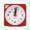 Red, variant on Spptty Mini Travel Table Alarm Clock Quartz LED Light with Snooze Function Battery Operated, Travel Alarm Clock, LED Alarm Clock