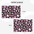 thumbnail image 3 of Placemats Set Of 4 / 6, Pink Elements Placemats For Dining Table Indoor/Outdoors Heat Resistant Washable Placemats 18" X 12", 3 of 8