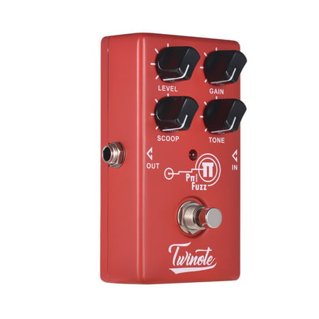 Twinote Pπ FUZZ Analog Modern Fuzz Guitar Effect Pedal Processsor Full Metal Shell with True (Best Fuzz Pedal For Humbuckers)