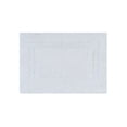 thumbnail image 3 of Better Trends 17" x 24" Premium Bathroom Rug Mat, 100% Cotton, Extra Soft Tufted Door Mat, Water Absorbent & Reversible Bath Mat (White) Lux Collection, 3 of 6
