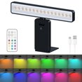 thumbnail image 1 of twisto Picture Light for Wall Rechargeable Cordless Remote Control LED Adjustable Angle Dimmable Sconce Lighting for Art Display Suitable for Artwork Painting Gallery Frame Living Room black, 1 of 8
