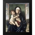 thumbnail image 2 of Bellini, Giovanni 12x14 Black Modern Framed Museum Art Print Titled - Madonna and Child, 2 of 5