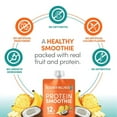 thumbnail image 5 of Designer Wellness Protein Smoothie, 12 Count, Tropical Fruit, Real Fruit, 12g Protein, Low Carb, Zero Added Sugar, Gluten-Free, 5 of 5