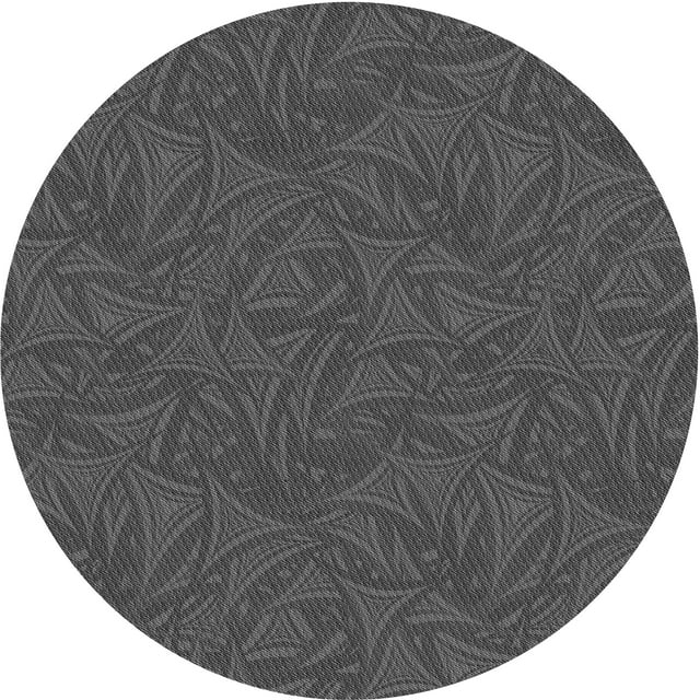 Ahgly Company Tapis d'Intérieur Lavable en Machine Carré Gris Fumé, 3 Pieds Carré