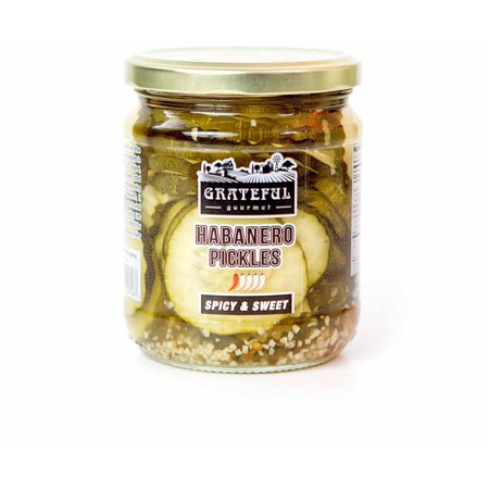 Grateful Gourmet Habenero Pickles - Spicy and Sweet