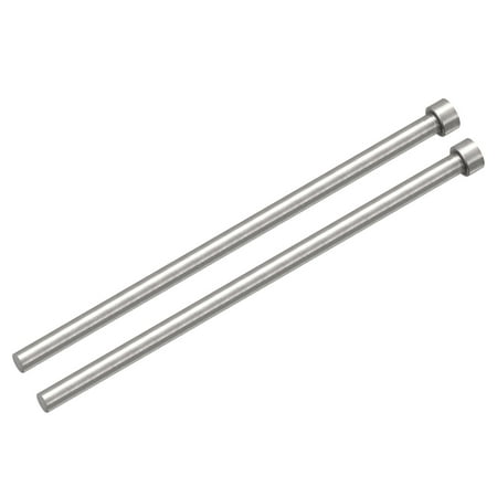 

Straight Ejector Pins 9.5mm Dia 65Mn Steel Round Tip Punch 200 Length for Mechanical 2Pack