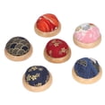 thumbnail image 3 of 6Pcs Pin Cushion Wooden Base Needle Holder Collector Sewing Accessory for Household, 3 of 14