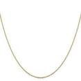 thumbnail image 4 of Auriga Fine Jewelry 14K Yellow Gold 1mm Open Long Link Cable Chain Necklace 20 inch for Women, 4 of 4