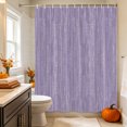 thumbnail image 3 of Lavender Purple Shower Curtain Set - 48" x 72" Washable Bathtub Curtain with 12 Hooks, Modern Simple Solid Color Linen Texture Boho Waterproof Fabric Stall Shower Curtains for Bathroom/Bathtub Décor, 3 of 8
